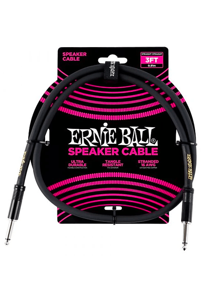 P06071 Cable De Parlante Cabezal/Gabinete 1M. Ernie Ball 1