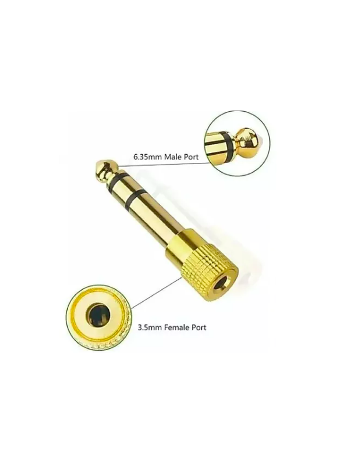 Conector adaptador Plug de 3.5mm a 6.5mm A11 3