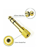 Conector adaptador Plug de 3.5mm a 6.5mm A11 - Miniatura 3