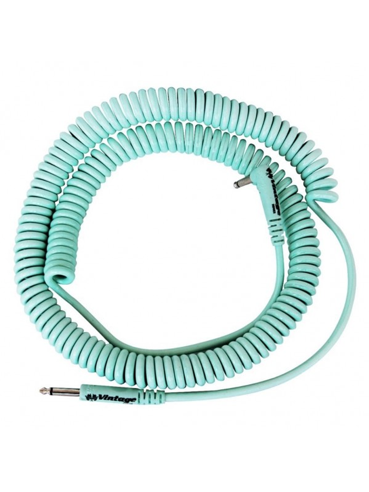 ESP30 Cable de instrumento Vintage 9,15MT Verde Agua, MAC 1