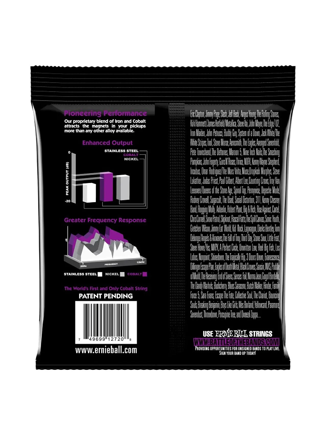 Cuerda Guitarra Eléctrica Power Slinky Cobalt  2