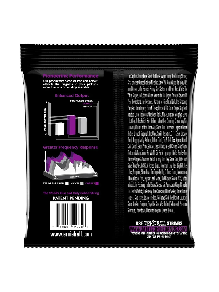 Cuerda Guitarra Eléctrica Power Slinky Cobalt  2