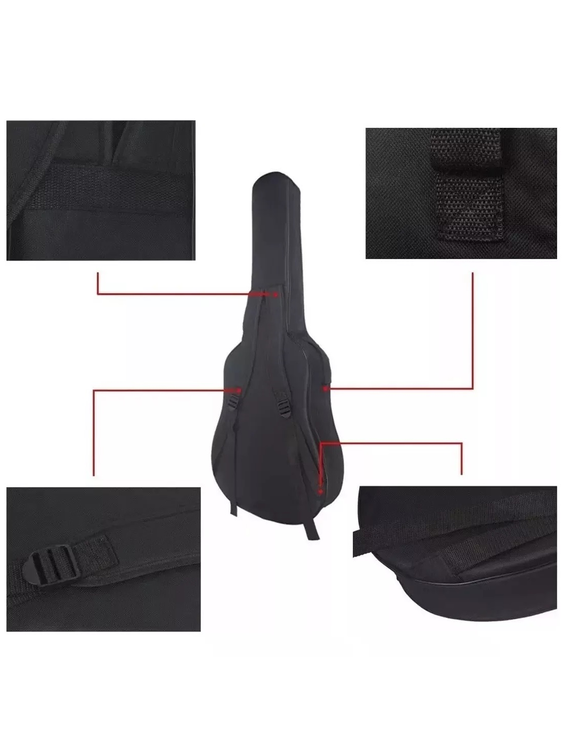 Funda Para Guitarra Acústica 40 Pulgadas 3