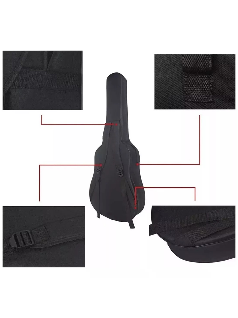 Funda Para Guitarra Acústica 40 Pulgadas 3