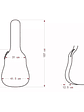Funda Para Guitarra Acústica 40 Pulgadas - Miniatura 4