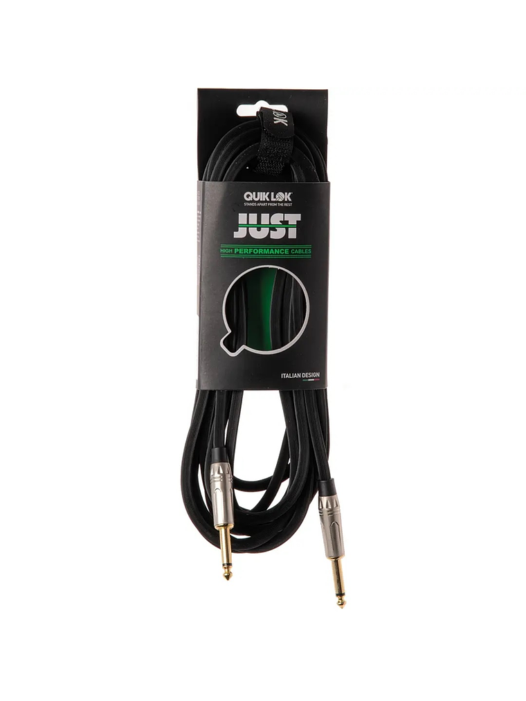 JUST JJ 6 SL CABLE INSTRUMENTO MONO 6MTS QUIK LOK  1