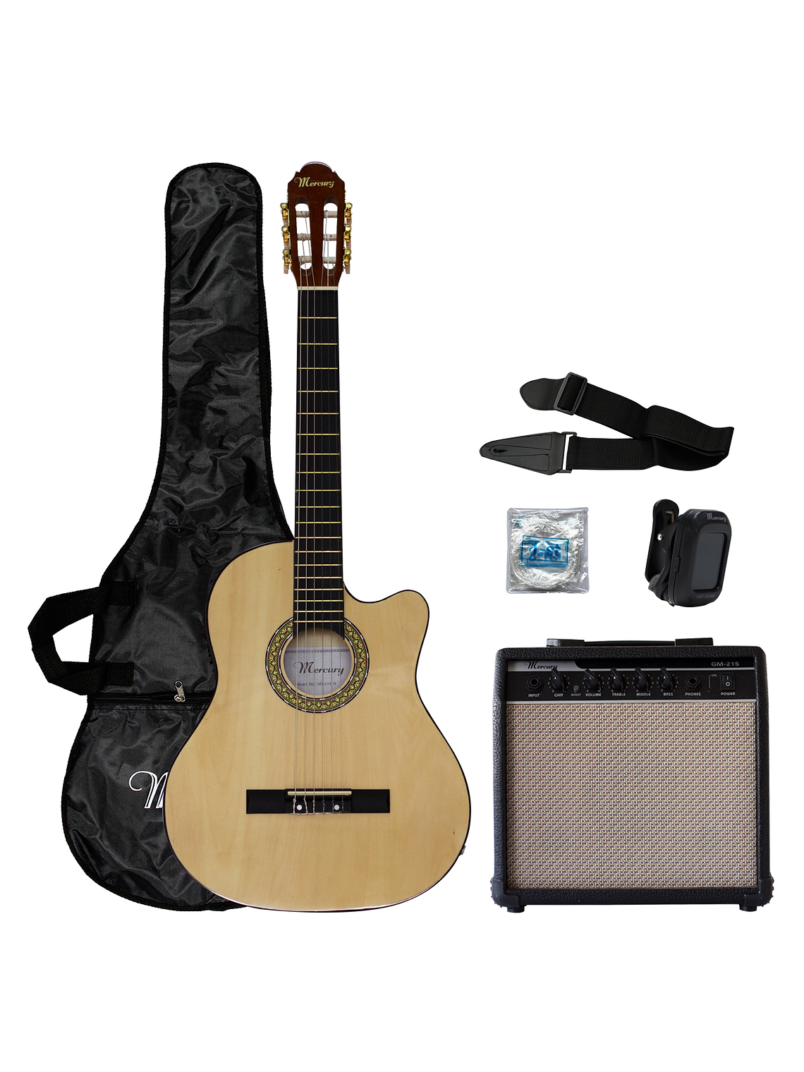 Pack Guitarra Electroacustica Mercury 1
