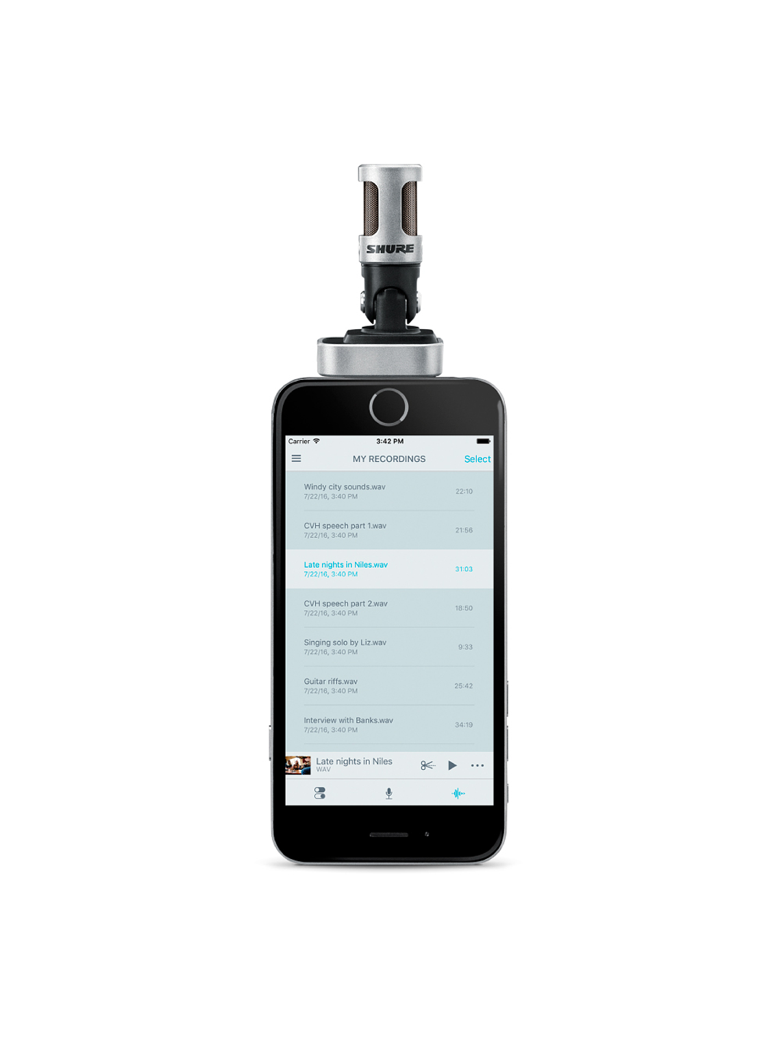 Microfono Portatil Mv88/A Shure 3