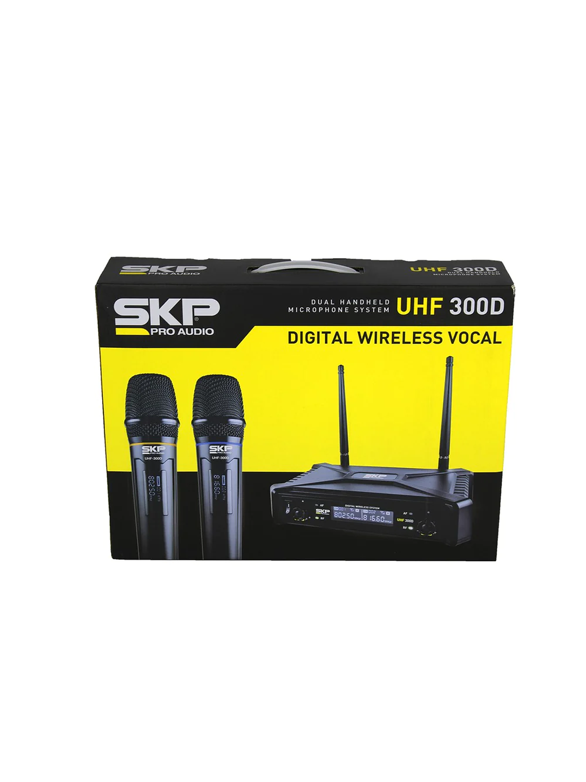 UHF 300D Micrófono Doble Inalámbrico SKP 5