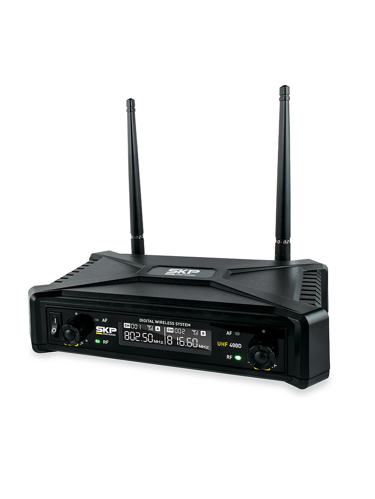 Kit Micrófono Inalámbrico UHF 400D SKP  2