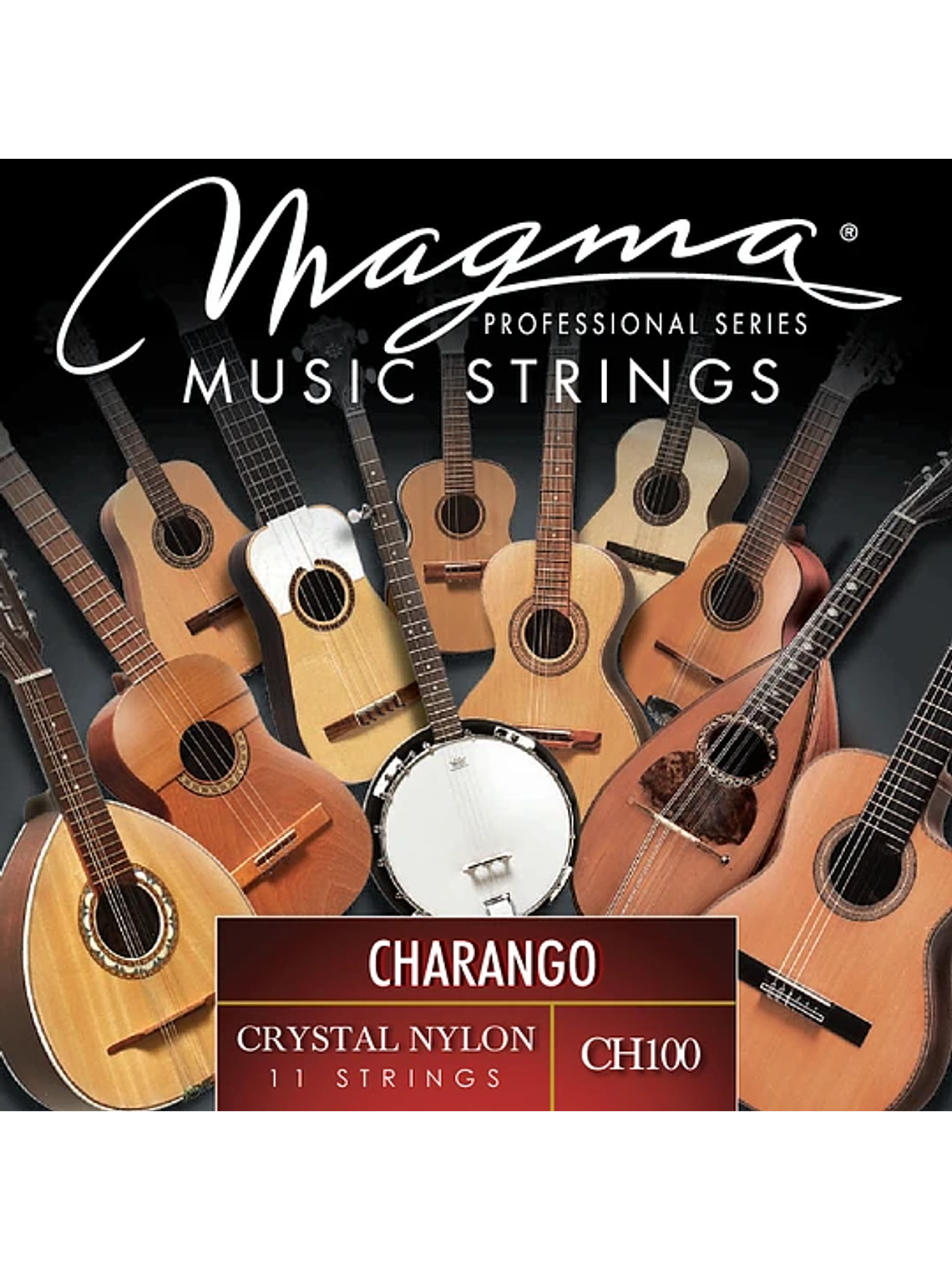 Cuerdas Para Charango Magma CH100, Crystal Nylon 1