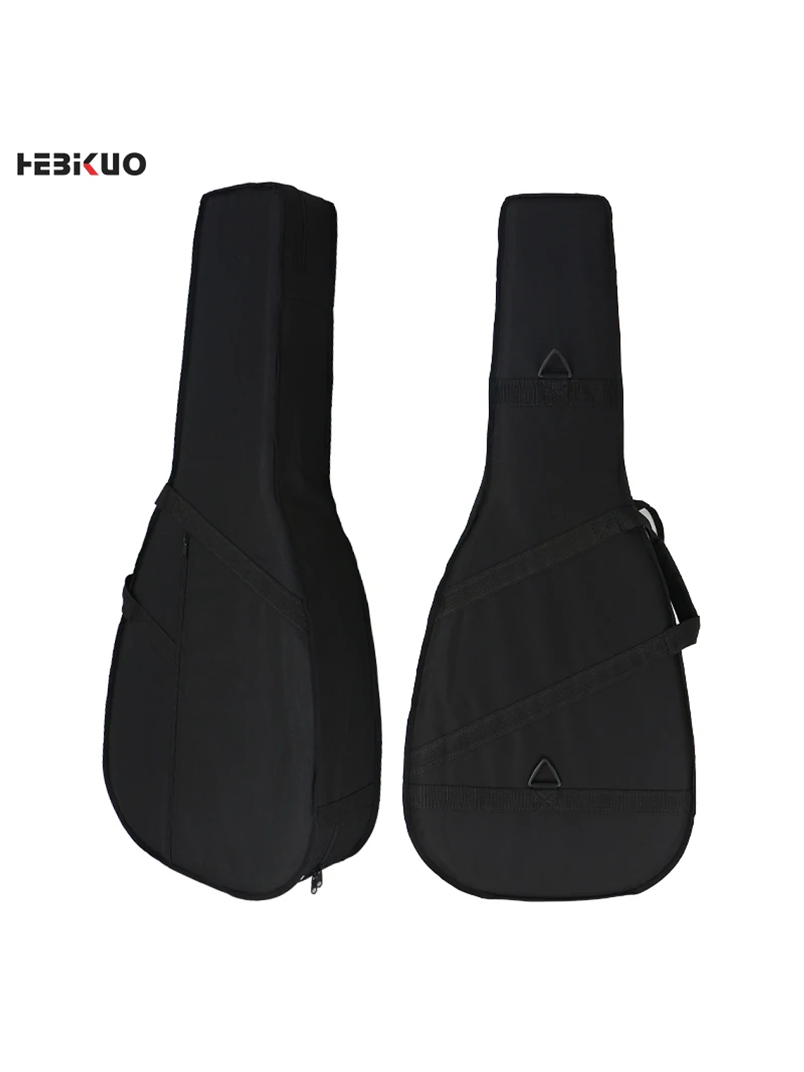 BB02 Softcase Guitarra Acústica Negro HEBIKUO 5