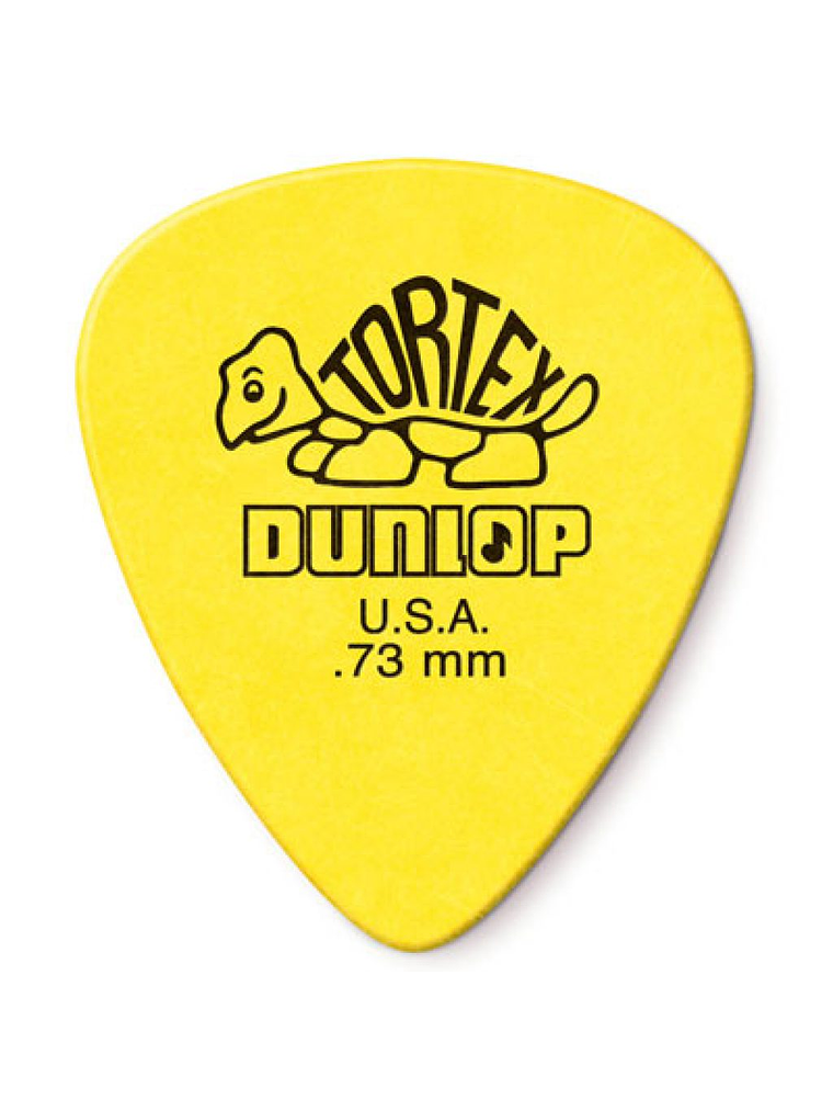 418P.73 Pack 12 Uñetas Tortex 0,73mm DUNLOP  1