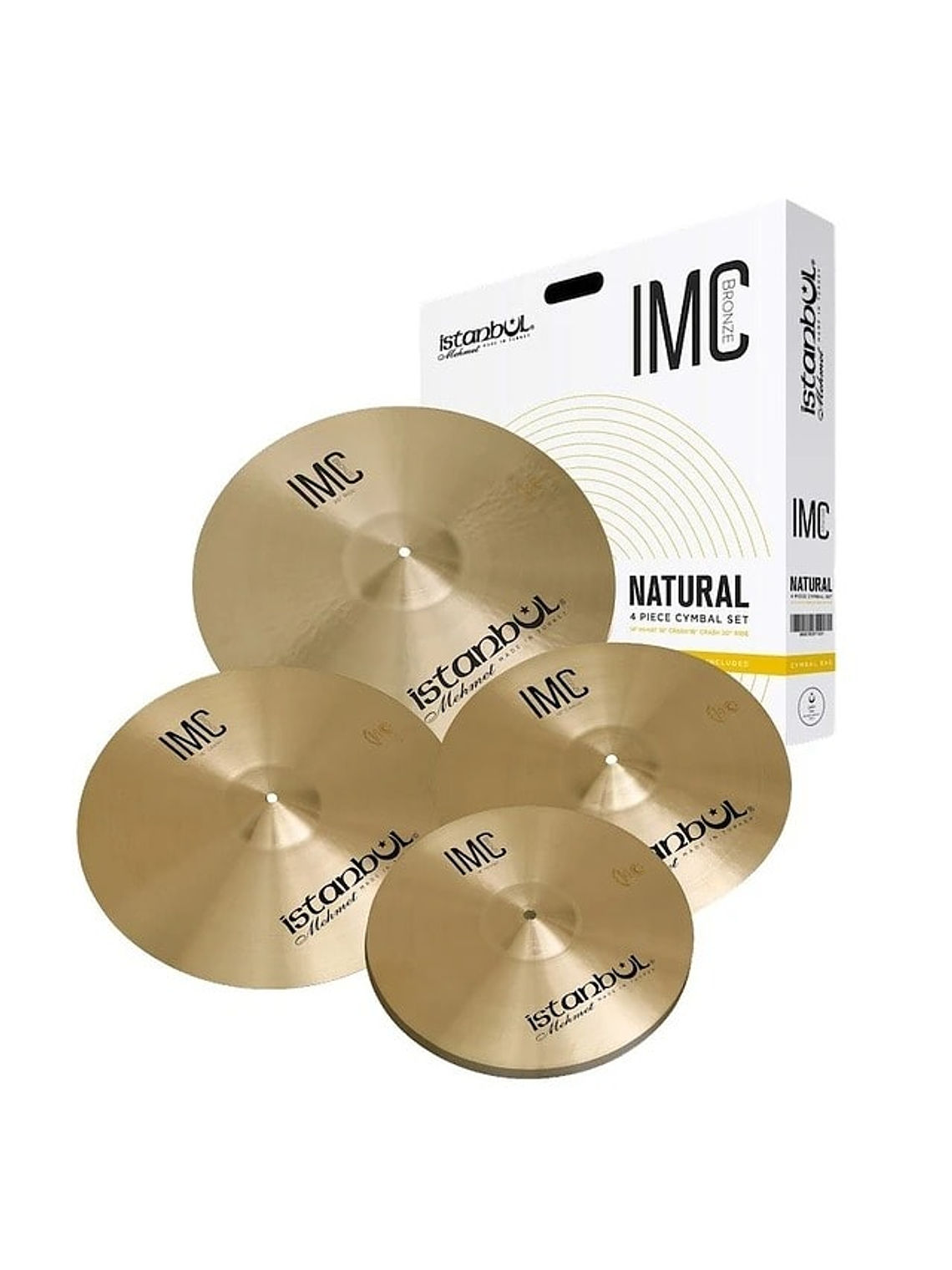 Set De Platillos Natural HH14 / C16 /C18 / R20 + Bolso IMC-4 Istanbul Mehmet 1