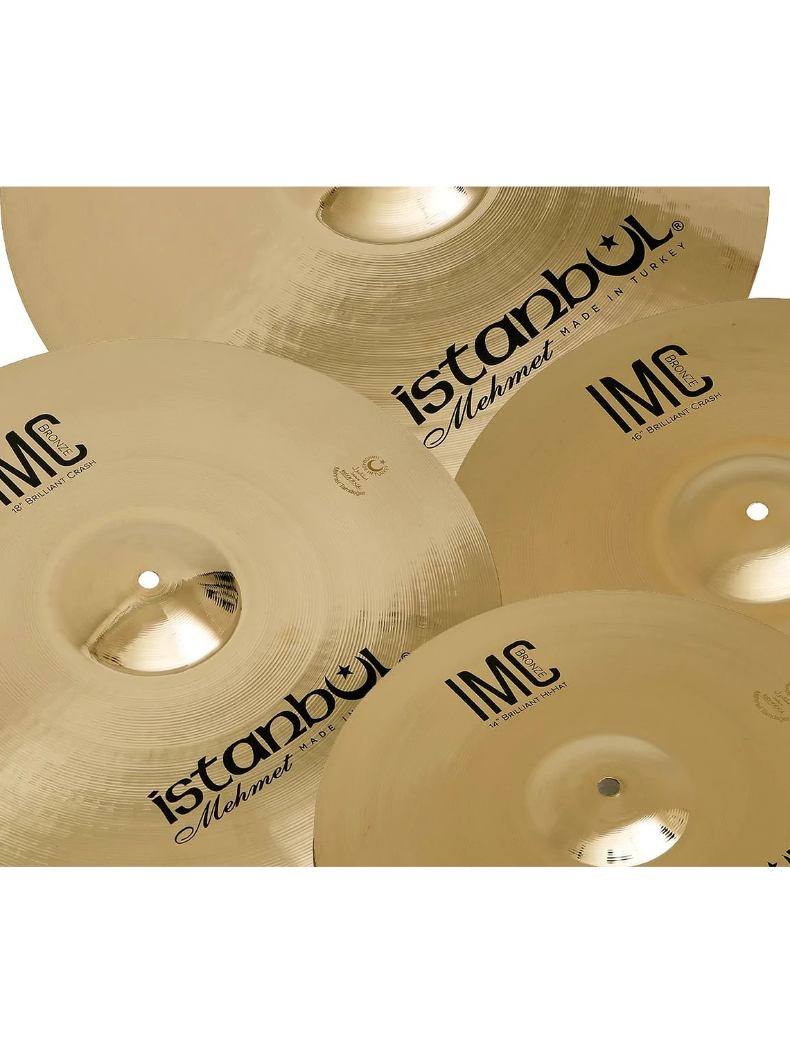 Set De Platillos BRILLIANT HH14 / C16 /C18 / R20 + Bolso IMC-B4 Istanbul Mehmet 2