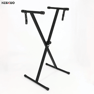 Q-1XC Atril de Teclado Simple X Hebikuo