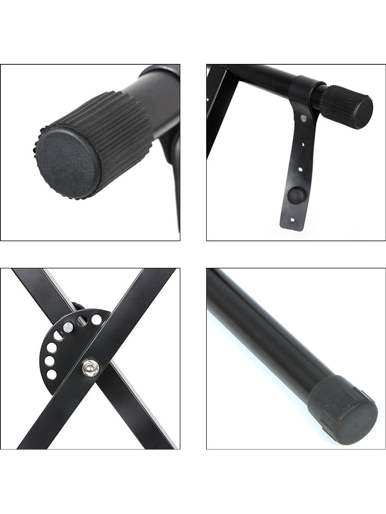 Q-1XC Atril de Teclado Simple X Hebikuo 5