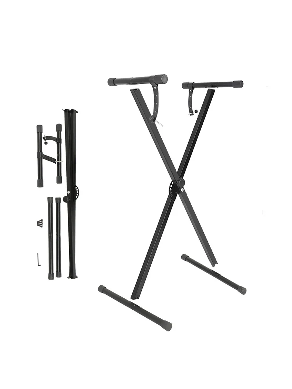 Q-1XC Atril de Teclado Simple X Hebikuo 6