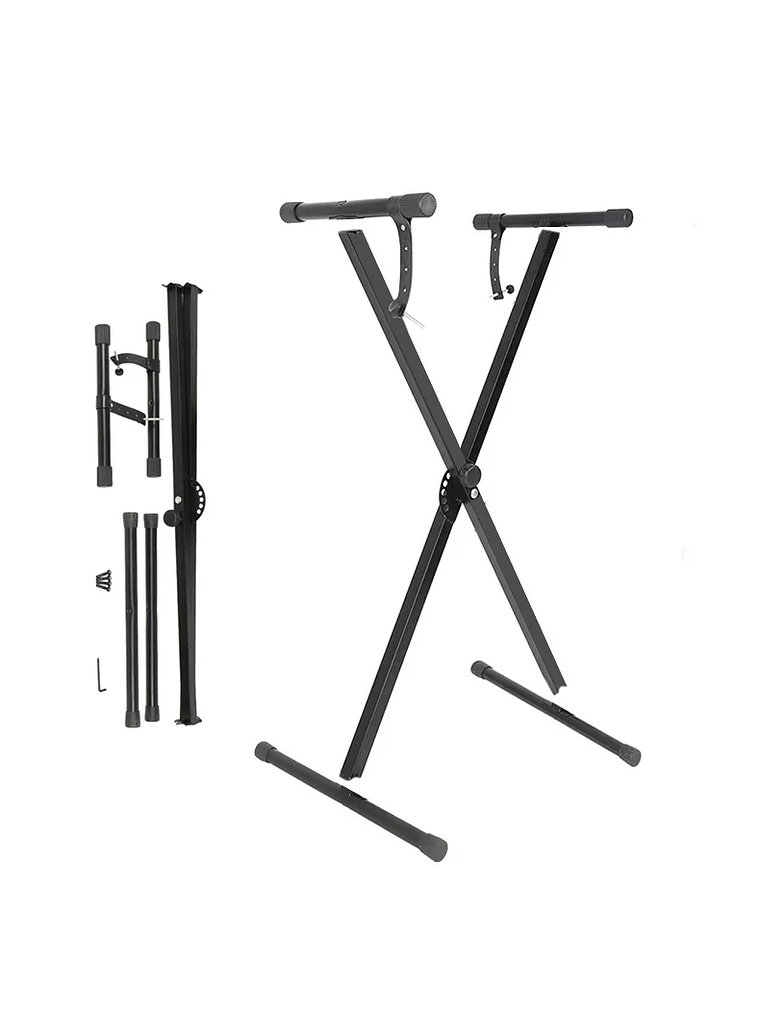 Q-1XC Atril de Teclado Simple X Hebikuo 6