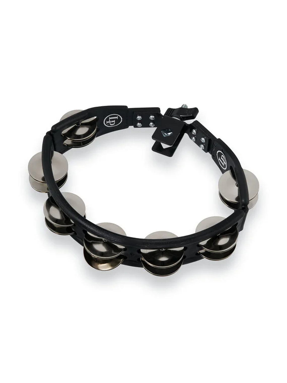 Cyclops Mounted Tambourine Black Steel - LP 1