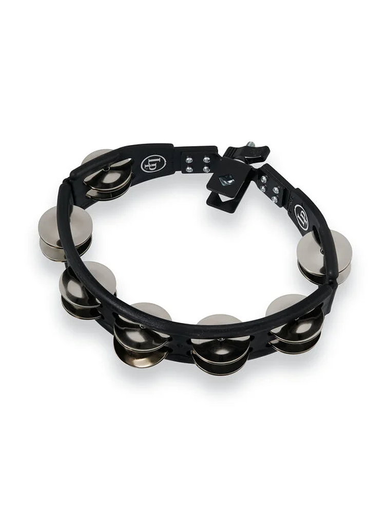 Cyclops Mounted Tambourine Black Steel - LP 1