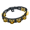 Cyclops Mounted Tambourine Brass Black - LP