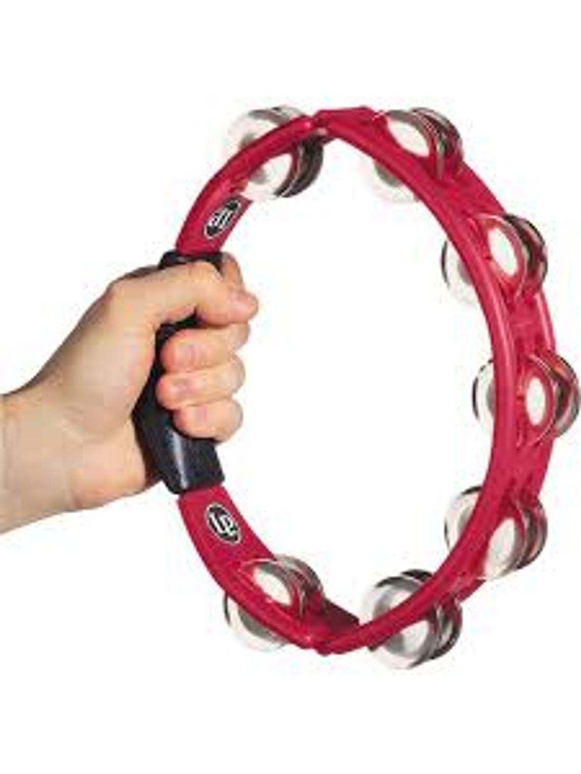 Cyclops Handheld Tambourine Red Steel - LP 1