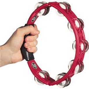 Cyclops Handheld Tambourine Red Steel - LP