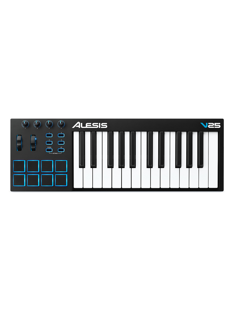 Controlador Midi V25 Alesis 4