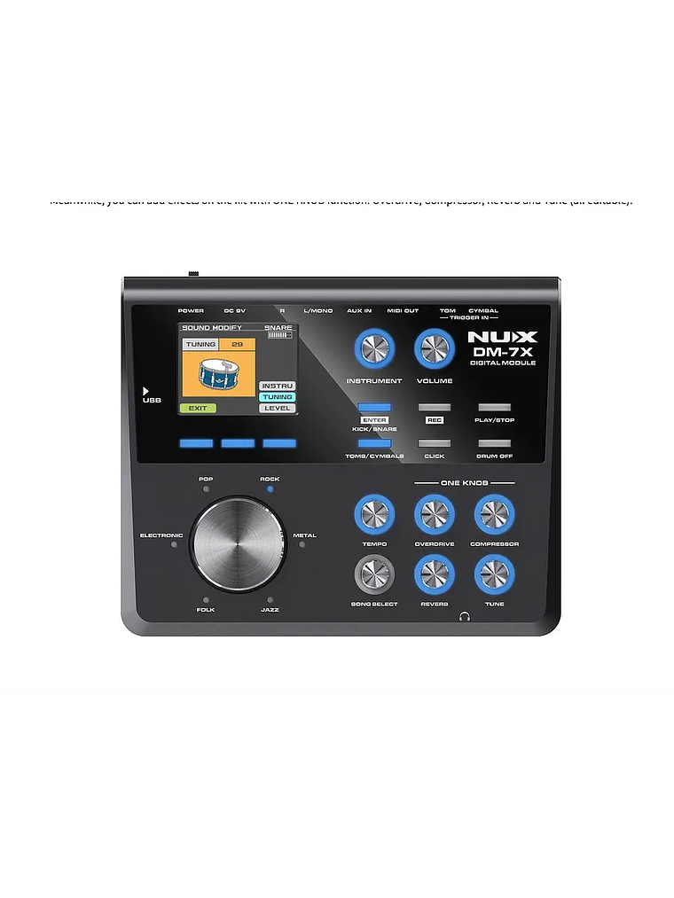 Dm-7X Batería Electrónica Nux 2