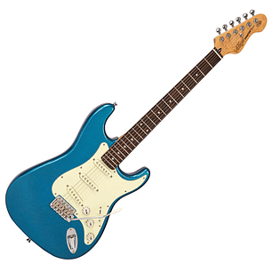 Guitarra Electrica V60 Coaster Blue Candy Apple Vintage
