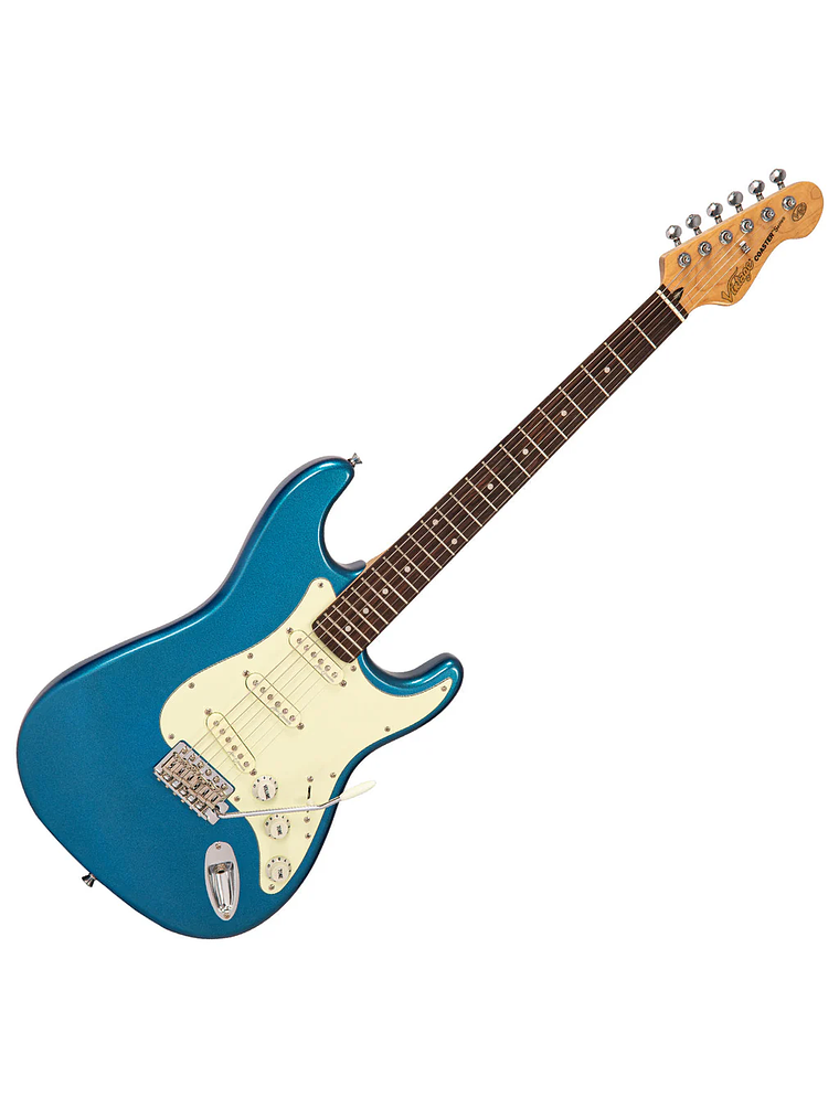 Guitarra Electrica V60 Coaster Blue Candy Apple Vintage 1