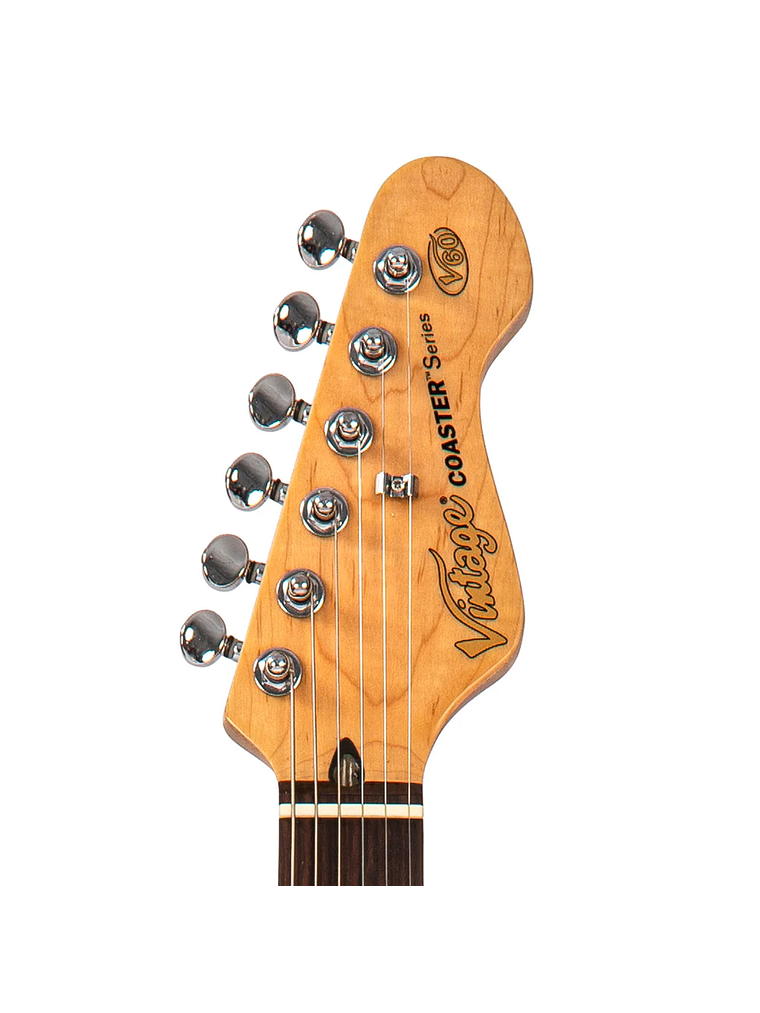 Guitarra Electrica V60 Coaster Blue Candy Apple Vintage 4