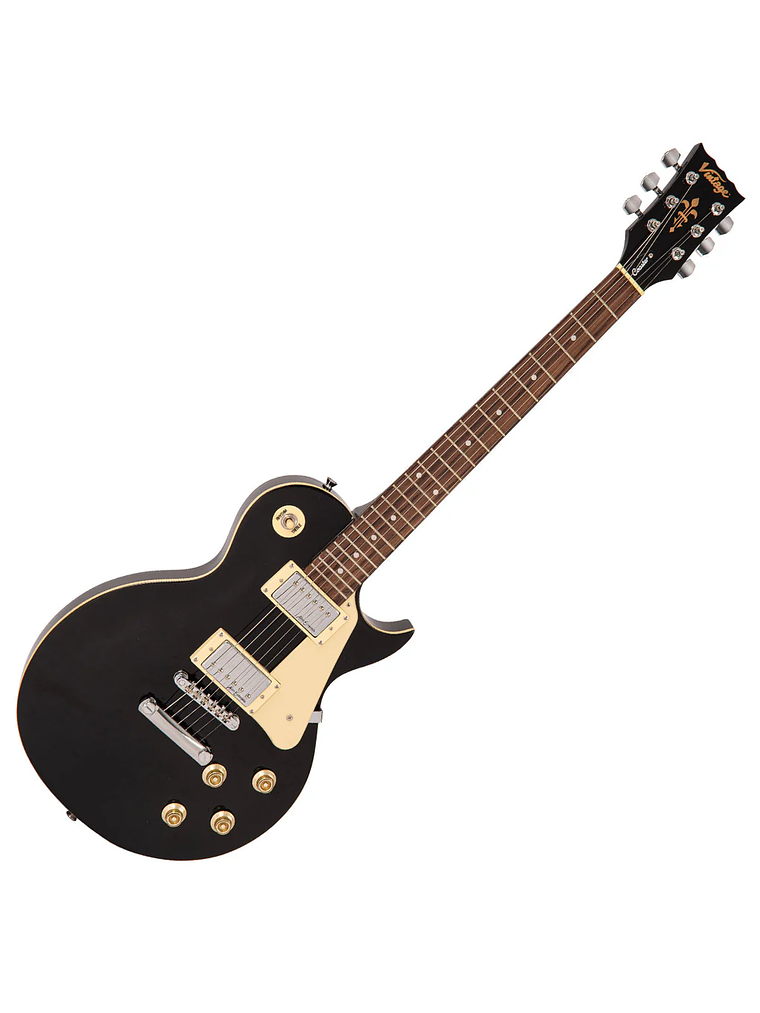 Guitarra Eléctrica Coaster V10 Negra Vintage 1