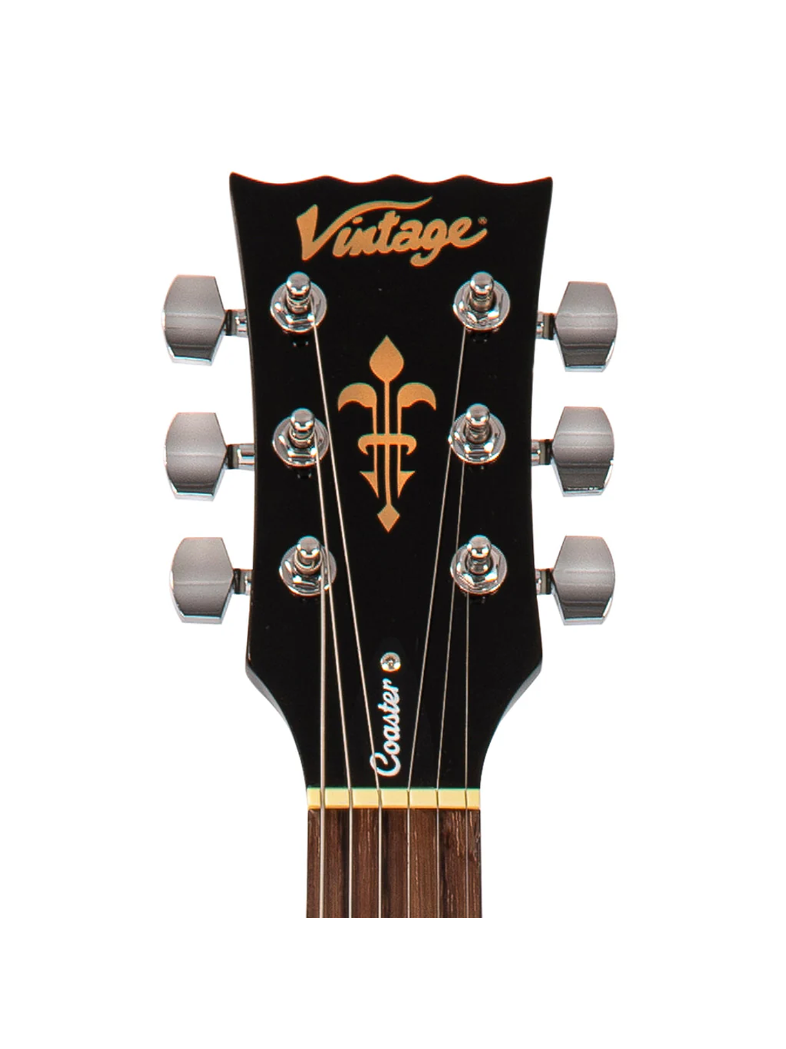 Guitarra Eléctrica Coaster V10 Negra Vintage 5