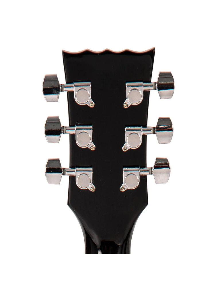 Guitarra Eléctrica Coaster V10 Negra Vintage 6