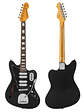 Guitarra Eléctrica VRS654BK 'Surfmaster' REVO Vintage Boulevard Black - Miniatura 3