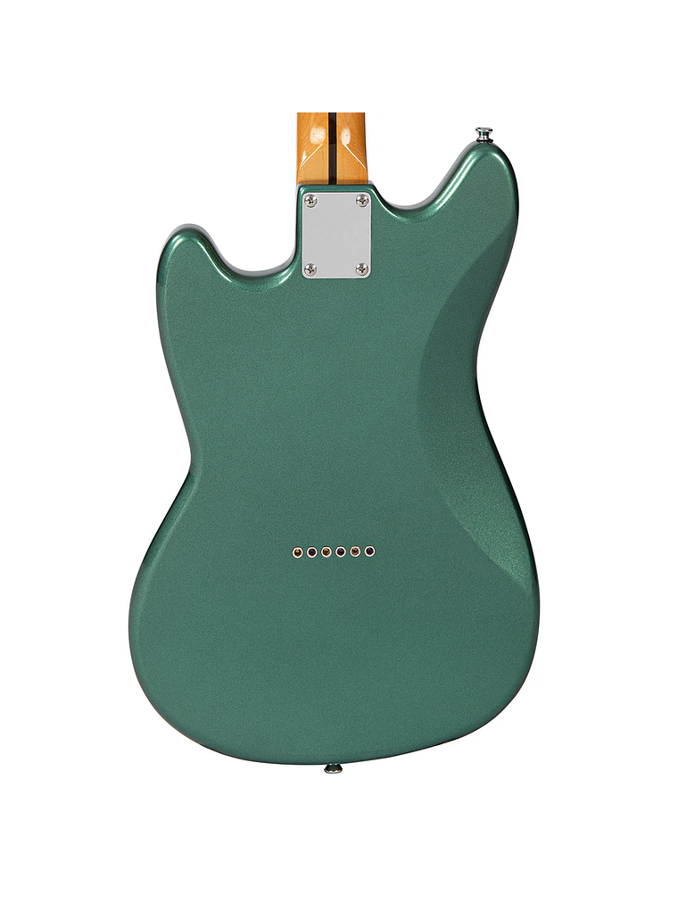 Guitarra Eléctrica REVO Series 'Colt HH Twin Verde Sherwood Metalizado Vintage 5