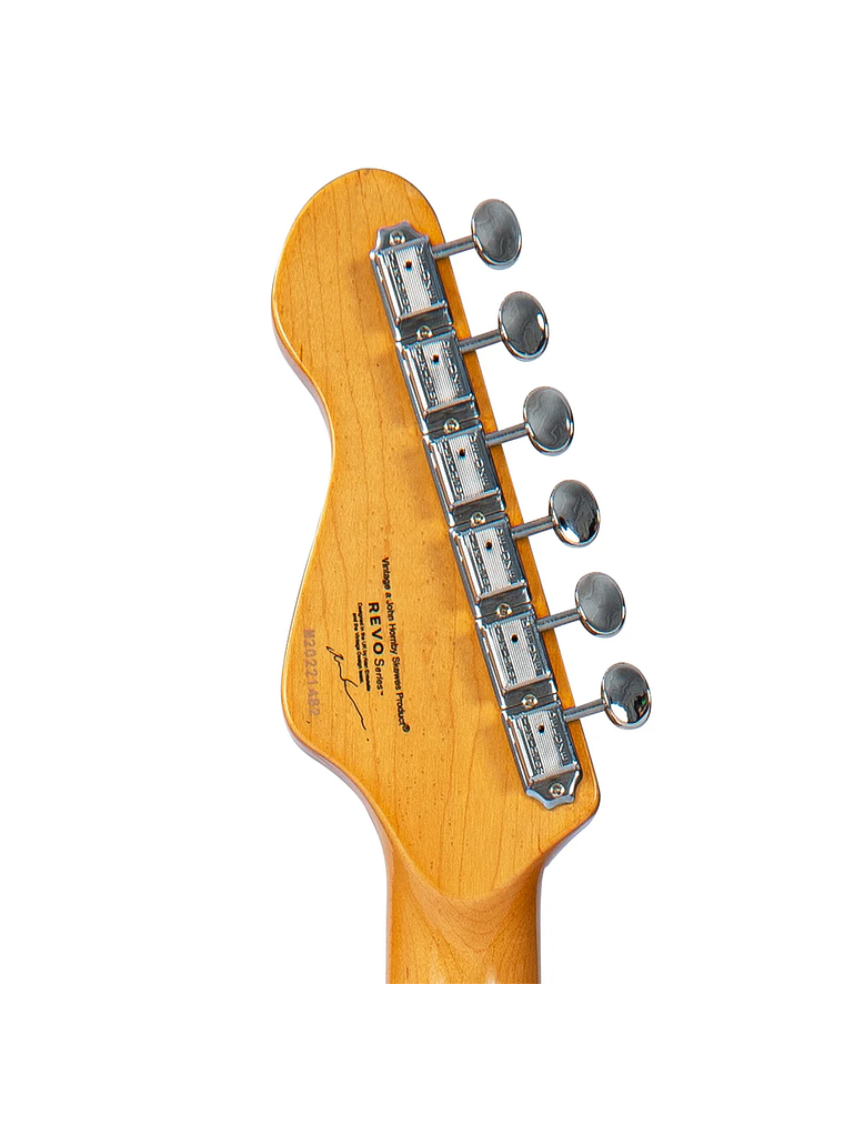 Guitarra Eléctrica REVO Series 'Colt HH Twin Verde Sherwood Metalizado Vintage 7