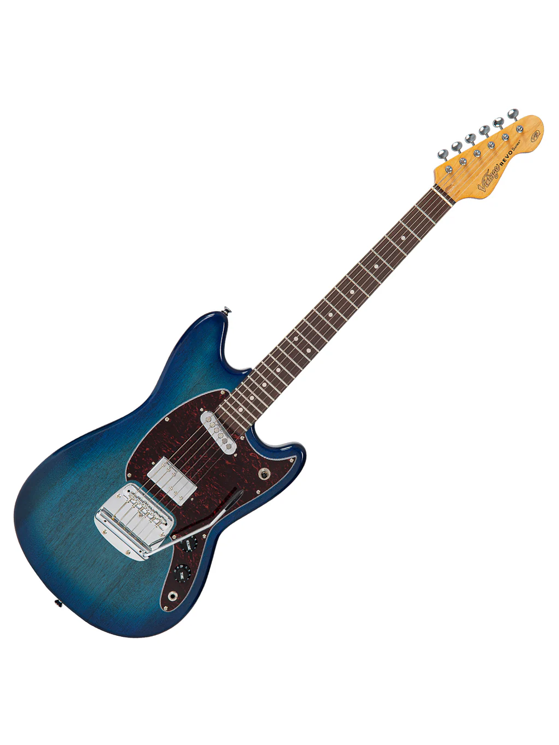Guitarra Eléctrica vintage REVO Series 'Colt' HS Duo-Blueburst Vintage 1