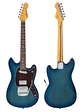 Guitarra Eléctrica vintage REVO Series 'Colt' HS Duo-Blueburst Vintage - Miniatura 7