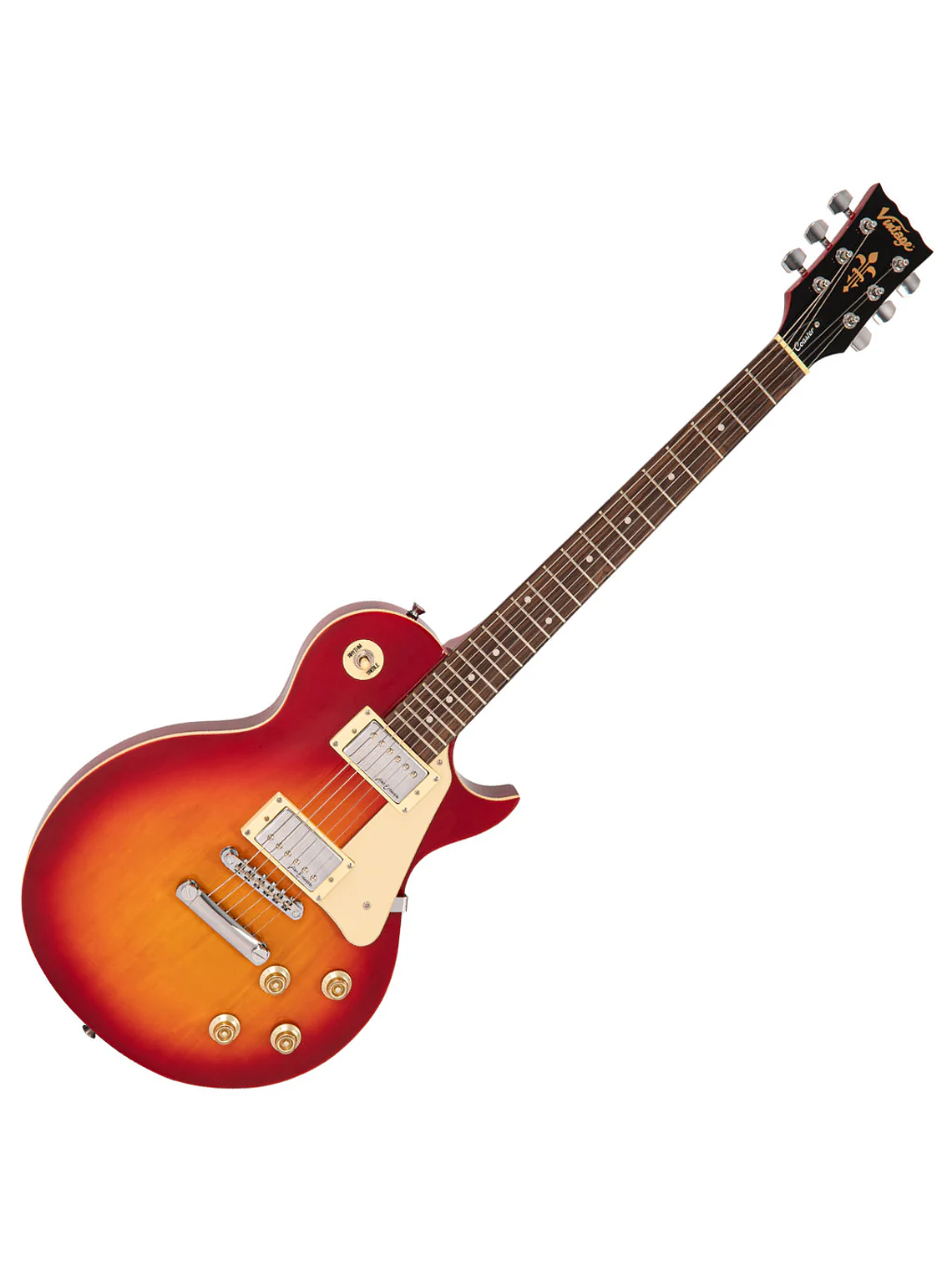 Pack de guitarra Eléctrica Coaster V10 en color Cherry Sunburst  Vintage 3