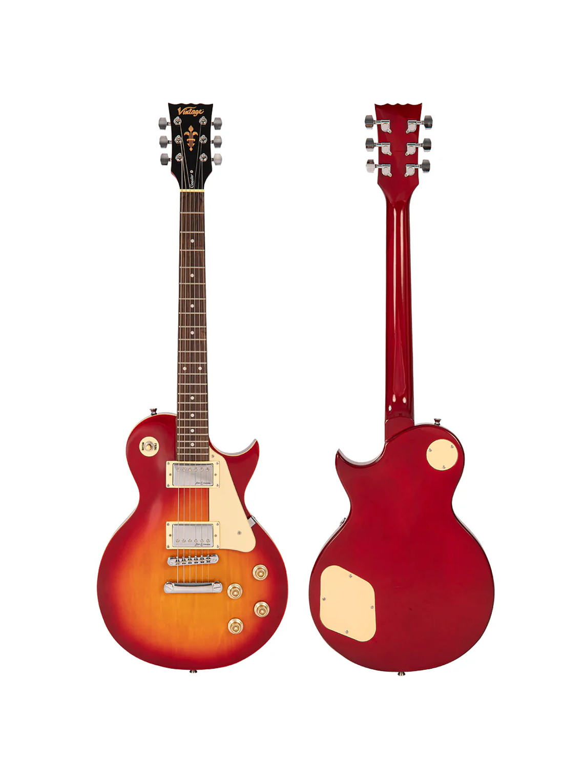 Pack de guitarra Eléctrica Coaster V10 en color Cherry Sunburst  Vintage 4