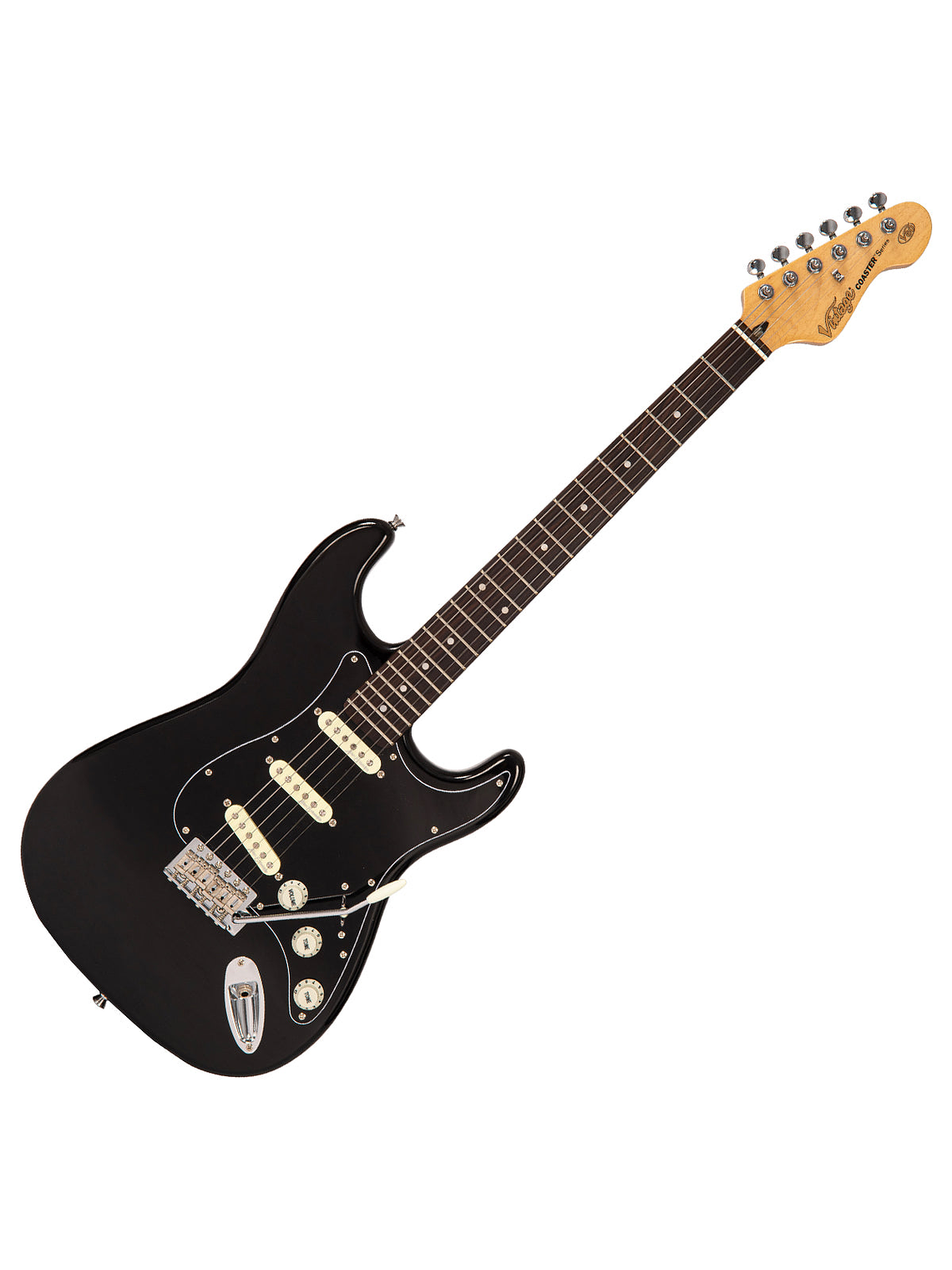 Pack de Guitarra Eléctrica Coaster V60, Negro Boulevard Vintage 2