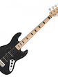 Bajo Electrico Vintage V49 Coaster 5 Cuerdas - Gloss Black - Vintage - Miniatura 1