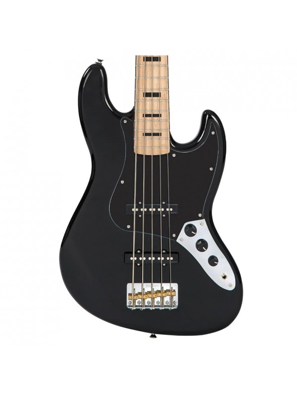 Bajo Electrico Vintage V49 Coaster 5 Cuerdas - Gloss Black - Vintage 2