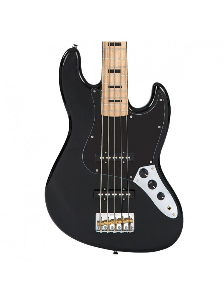 Bajo Electrico Vintage V49 Coaster 5 Cuerdas - Gloss Black - Vintage 2