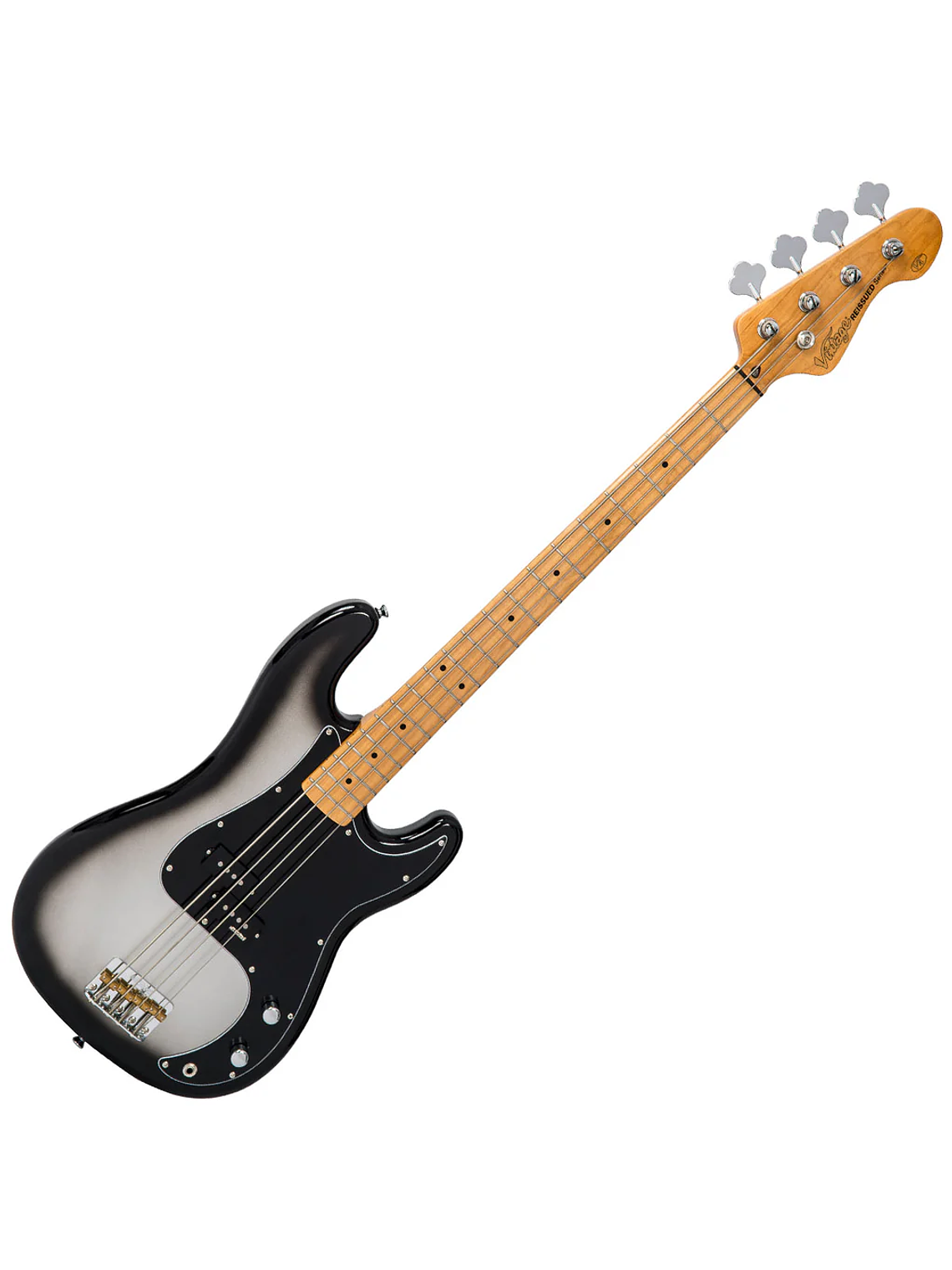 Bajo Electrico Vintage V4 Reissued- Silver Burst- Vintage 1