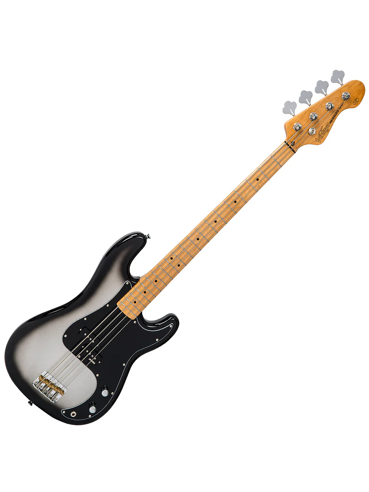 Bajo Electrico Vintage V4 Reissued- Silver Burst- Vintage 1