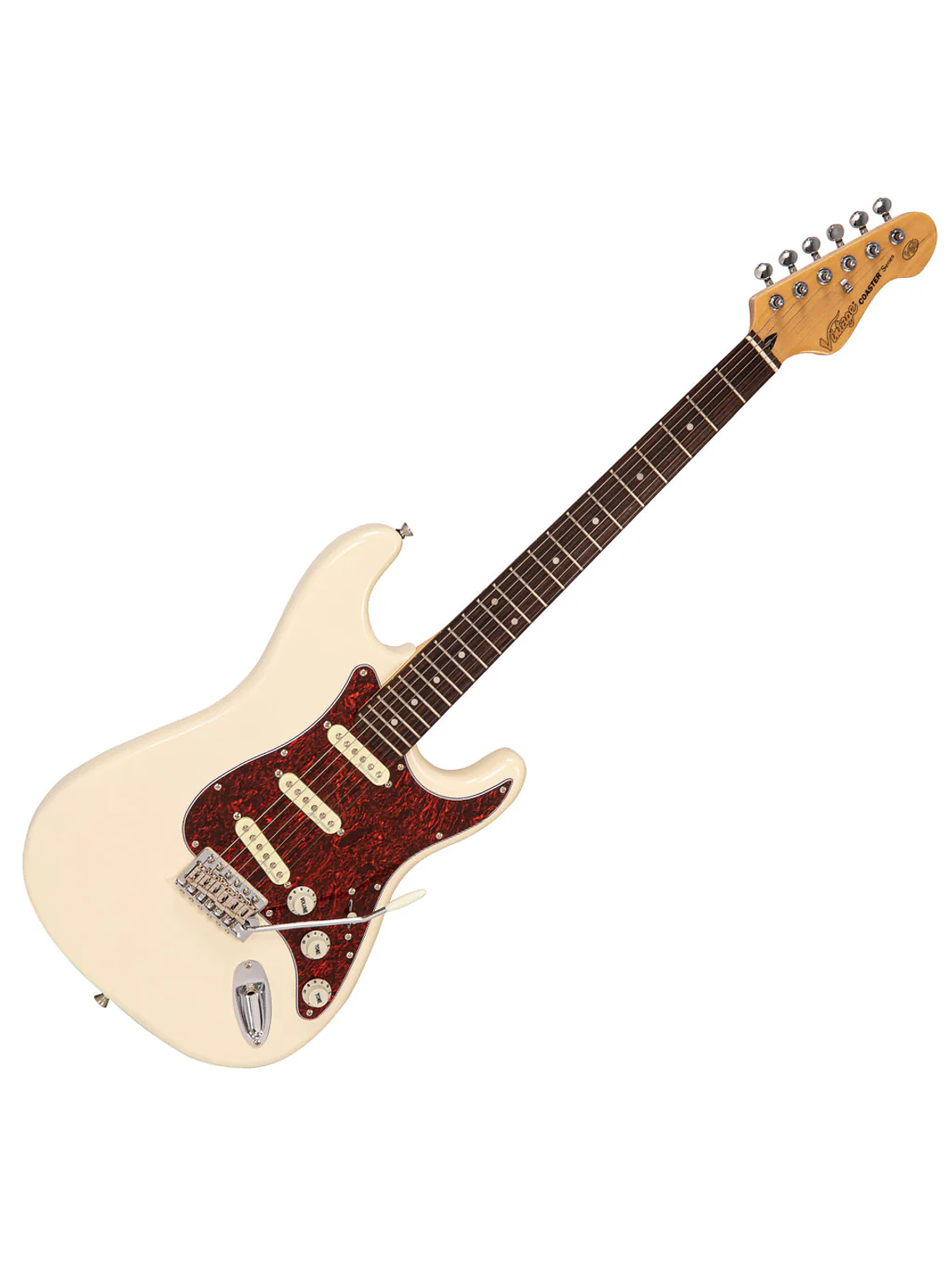 Guitarra Eléctrica Coaster V60 Blanca Vintage 1